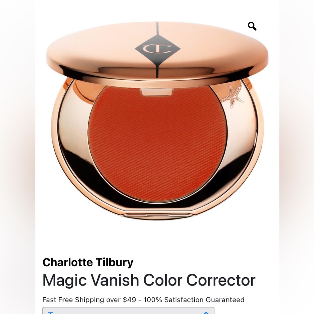 Charlotte undereye,  conceals and smooths